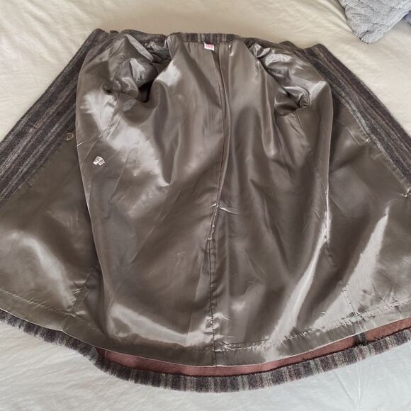 Vintage stripe wool coat Ladies garment worker union made Winter Coat - Picture 5 of 11